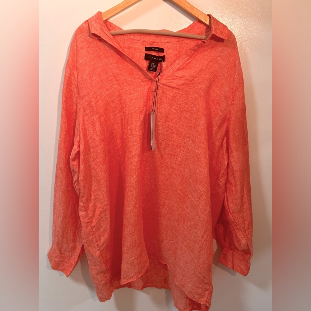 Women's Orange Blouse